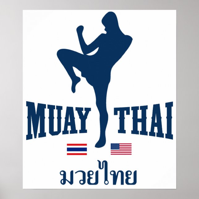 Muay Thai Thailand Poster (Vorne)