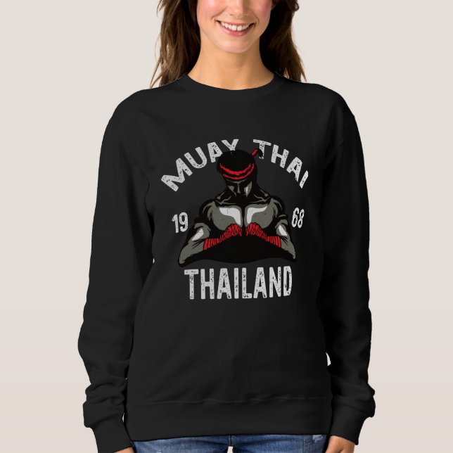 Muay Thai Thailand Shirt Vintage Muay Thai Trainer (Vorderseite)