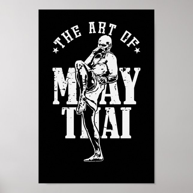 Muay Thai "The Art of Muay Thai" Poster (Vorne)