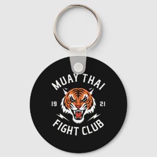 Muay Thai Tiger Fight Kickboxen Kämpfer Thaiboxi Schlüsselanhänger