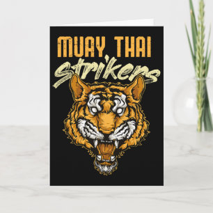 Muay Thai Tiger Thai Boxen Thailand Kickboxen _1 Karte