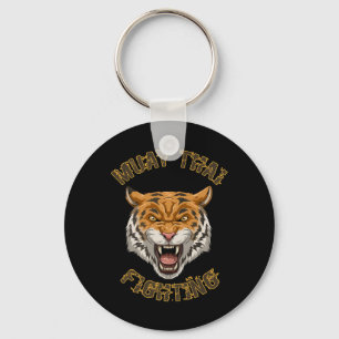 Muay Thai Tiger - Thai-Boxen und Kickboxen-Geschen Schlüsselanhänger