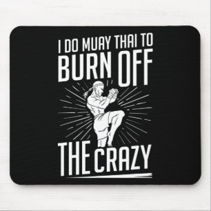 Muay Thai Training Kämpfer Kickboxen Anfänger Boxe Mousepad