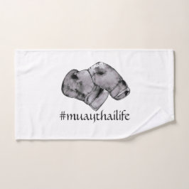 Muay thailändische Boxhandschuhe Handtuch