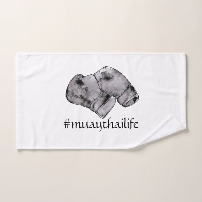 Muay thailändische Boxhandschuhe Handtuch (Handtuch)