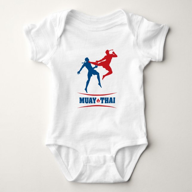 Muay thailändisches baby strampler (Vorderseite)