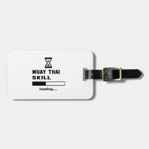 Muay thailändisches Fähigkeit Laden ...... Gepäckanhänger