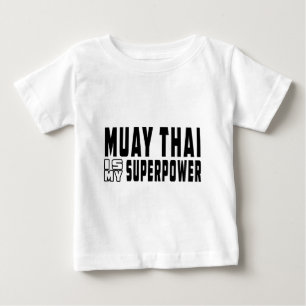 Muay thailändisches ist meine Supermacht Baby T-shirt