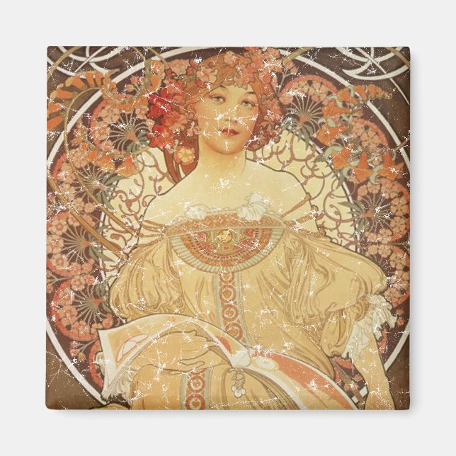 Mucha 2 - 1890 - bedrückt magnet (Vorne)