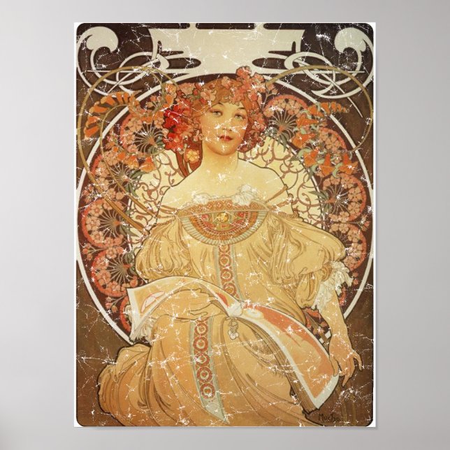 Mucha 2 - 1890 - Not leidendes Poster (Vorne)