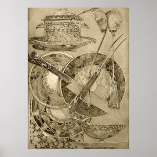 Mucha - Aus Documents Decoratifs 1901 Poster