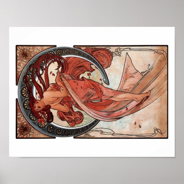 Mucha Dance Femme Dansant Art Déco (Devant)