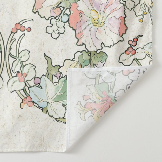 Mucha Kunst Nouveau Wandteppich (Detail)