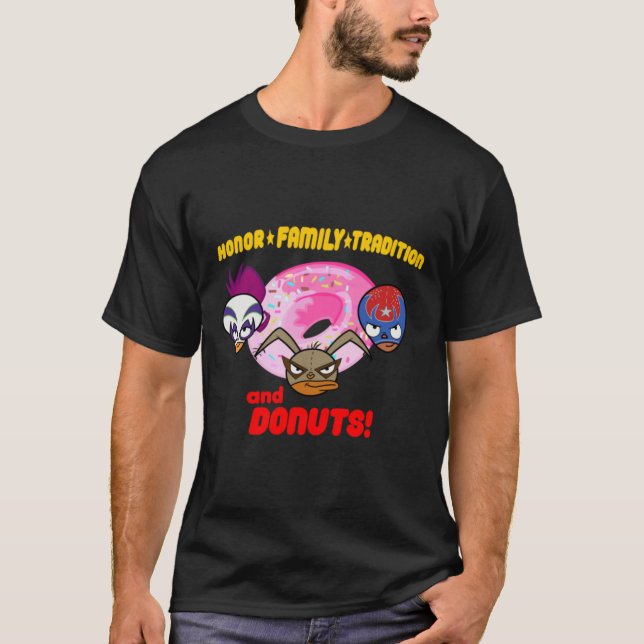 Mucha Lucha!  Lucha Libre Masked Wrestling Tee (Vorderseite)