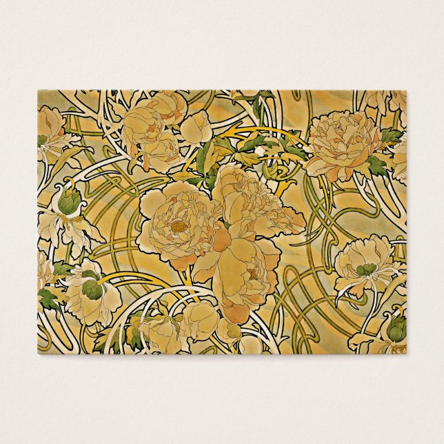 Mucha Peonies 1897 (Vorderseite)