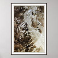 Mucha Poster Print - Illustration aus Le Pater ~