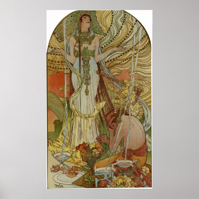 Mucha - Salammbo 1897 Poster (Vorne)