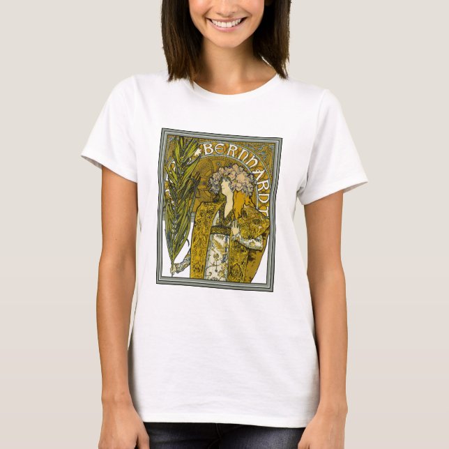 Mucha - Sarah Bernhardt - Gismonda T-Shirt (Vorderseite)