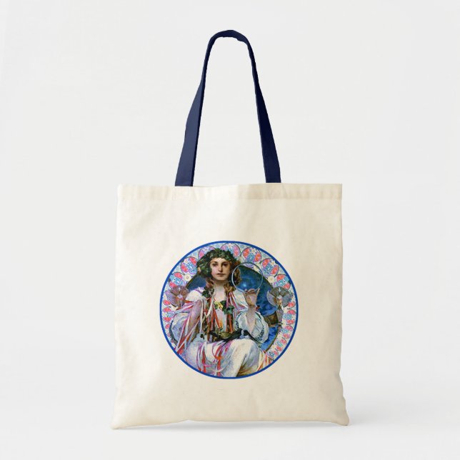 Mucha - Slavia - Secession Tragetasche (Vorne)