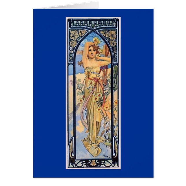 mucha Tageskunst-Dekofrau (Vorne)