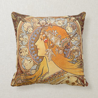 Mucha. Tierkreis Kissen