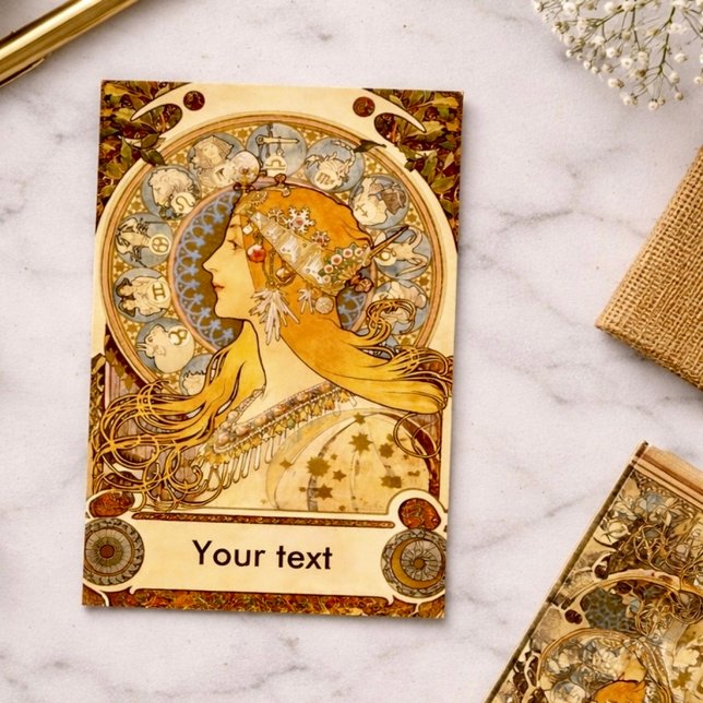 Mucha Zodiac Visitenkarte (Von Creator hochgeladen)