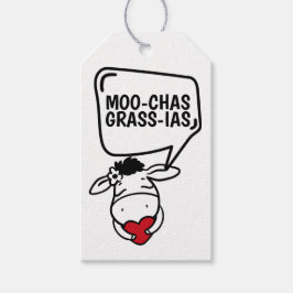 Muchas Gracias Cow dachte vielen Dank an Funny Geschenkanhänger