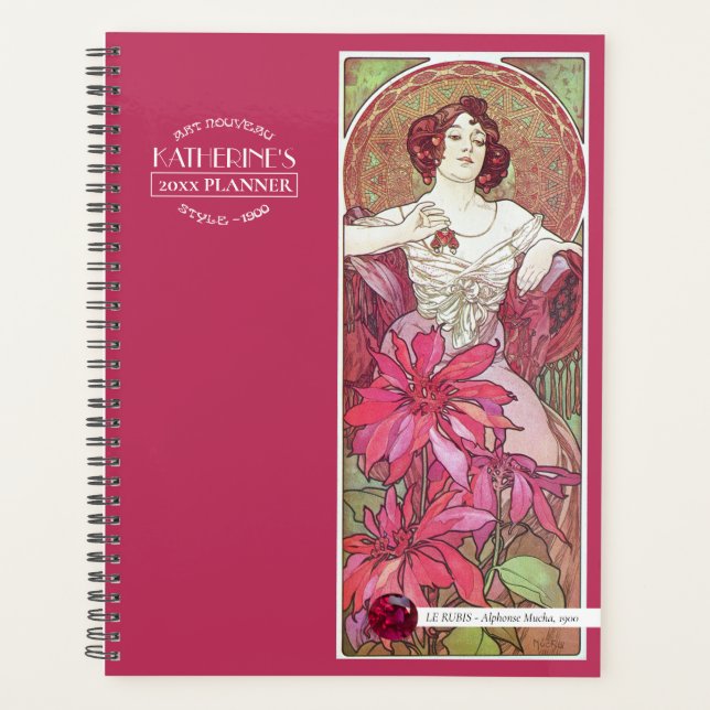 Muchas Precioius Stones Ruby Planner Planer (Vorderseite)