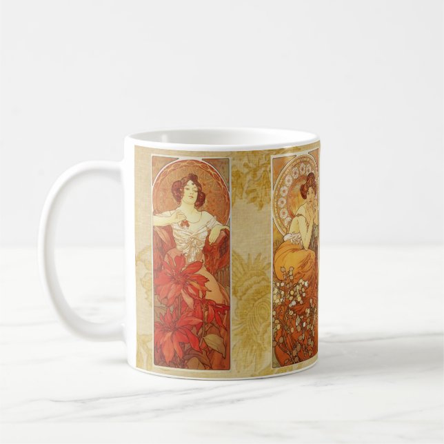 Mucha's Precious Stones Kaffeetasse (Links)