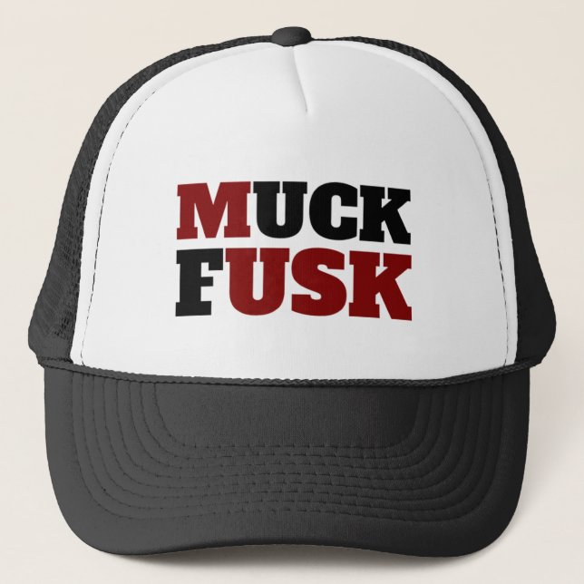 "MUCK FUSK"-Trucker-Mütze Truckerkappe (Vorderseite)