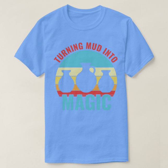Muck in die Zaubertöpferei - Funny Clay Keramik ve T-Shirt (Design vorne)