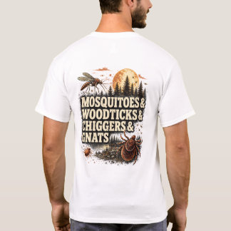 Mücken Holzzecken Milben Mücken Up North T-Shirt