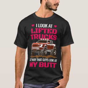 Mud Bogging Mudding hob Lkw Frauen auf T-Shirt