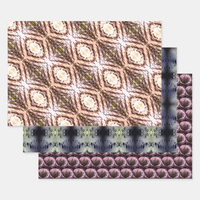 Mud Bubble Nah AI Fantasy Digital Art Print Geschenkpapier Set (Set)