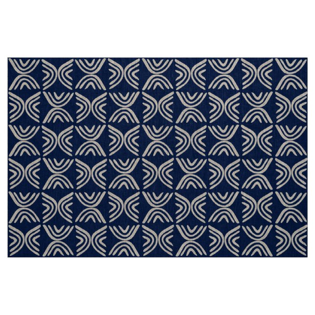 Mud Cloth Style 080215 - Indigo 001744 Stoff (Fat Quarter (45,7 x 55,9 cm))
