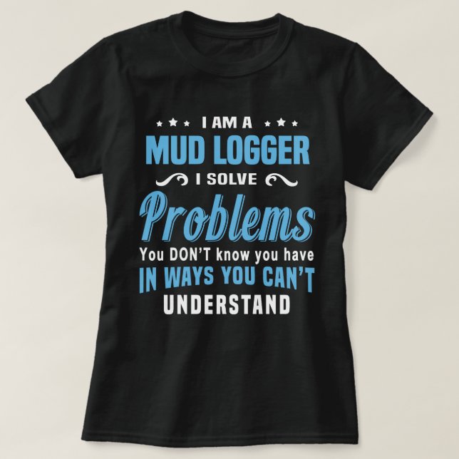 Mud Logger T-Shirt (Design vorne)