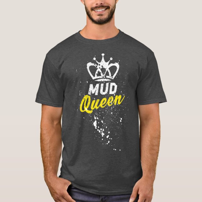 Mud Queen Funny Zubehör für Männer Frauen ATV T-Shirt (Vorderseite)
