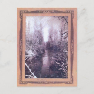 Mud River, carte postale de mémoire BC