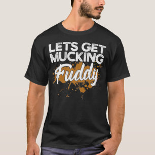 Mud Run Gear Funny 5k Marathon Running Apparel M T-Shirt