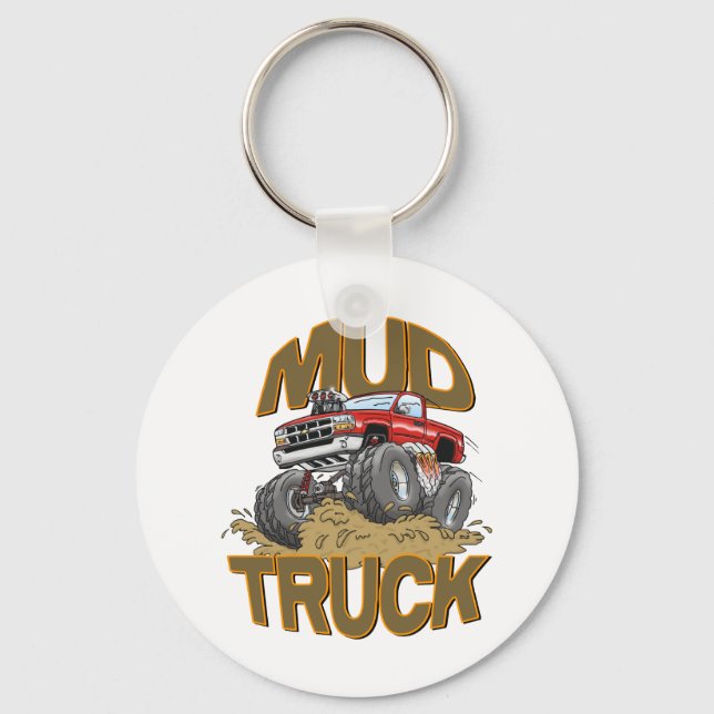 Mud Truck Chevy Schlüsselanhänger (Vorderseite)