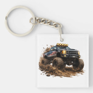 Mud Truck Power – Off-Road-Biest-Design Schlüsselanhänger