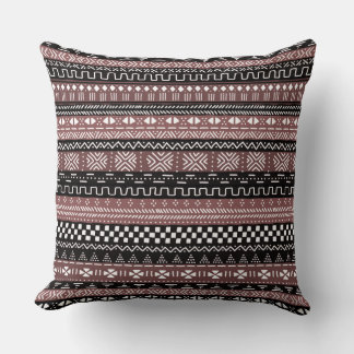 Mudcloth African Pattern Throw Kissen