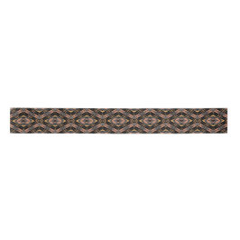 Mudcloth Bogolan Design Satin Ribbon Satinband