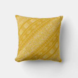 Mudcloth Inspiriert Senf Gelbe Tribal Print Kissen