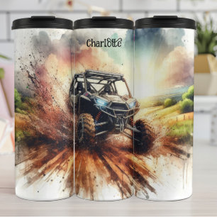 Mudding Adventure: Off-Roading, Spritzer, Thrill Thermosbecher