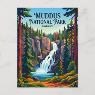 Muddus-Nationalpark Schweden Postkarte