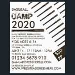 Muddy Baseball Bat, Baseball Camp-Werbung Flyer<br><div class="desc">Muddy Baseball Bat,  Baseball Camp Werbe-Flyer von der Business Card Store.</div>