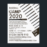 Muddy Baseball Bat, Baseball Camp-Werbung Flyer<br><div class="desc">Muddy Baseball Bat,  Baseball Camp Werbe-Flyer von der Business Card Store.</div>