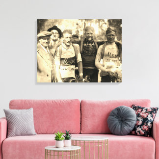 Muddy Faces Tour de France 1928 Nach Bühne 10 Leinwanddruck