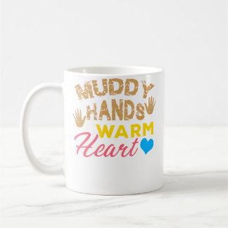 Muddy Hands Warm Heart Pottery Lover Kaffeetasse